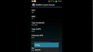 TUTO APN Free Mobile sous Android [upl. by Garlen]