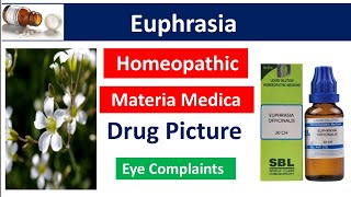 Euphrasia Homeopathic Medicine  Drug Picture  Materia Medica bhms materiamedica euphrasia [upl. by Salhcin]