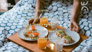 🍽️🍏 Prière pour lAPPÉTIT par Saint Hyacinthe [upl. by Nyleimaj]