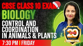 CBSE Class 10 Biology  CONTROL AND COORDINATION IN ANIMALS AND PLANTS  Chapter 2  Exam Winner [upl. by Whorton]