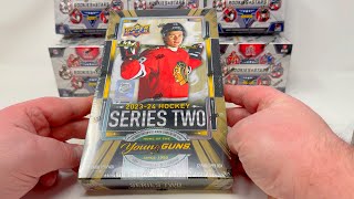 THE HUNT FOR CONNOR BEDARD  202324 Upper Deck Series 2 Hockey Hobby Box Break [upl. by Fried170]