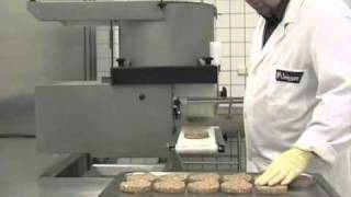 Weisser PF90  Form amp Portioniermaschine Hacksteak Frikadellen Hamburger formen [upl. by Minsat]