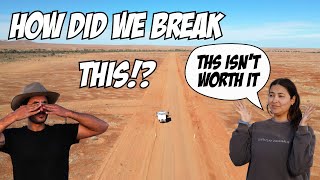 LOCKED out of our caravan on REMOTE Oodnadatta track [upl. by Arodaeht743]