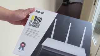 Review of the ASUS N900 RTN66W Dual Band Wireless Gigabit Router [upl. by Nobel]