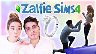 Zalfie Marriage Proposal  Zalfie Sims Edition 14 [upl. by Zela640]