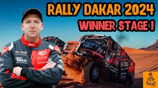 Stage 1 Results Dakar Rally 2024  Truck Janus van Kasteren Wins Stage 1 [upl. by Ennobe]