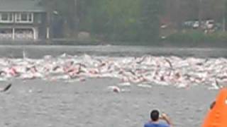 Ironman Lake Placid 2009  Swim Start [upl. by Marutani]