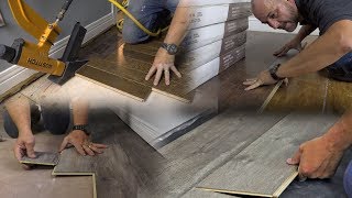 How to Install Vinyl Flooring  Laminate Flooring and Hardwood [upl. by Aneled]