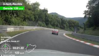 2013 Adenau Classic Nordschleife Pur BMW 635 CSI Runde 5 [upl. by Tnahsin596]