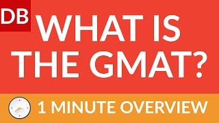 What is the GMAT  1 Minute Overview of the GMAT Exam [upl. by Kolb]