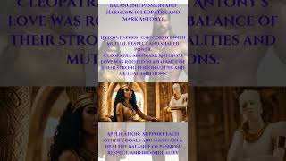 Balancing Passion and Harmony Cleopatra and Mark Antony relationship [upl. by Einra]