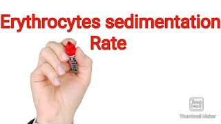 ERYTHROCYTES SEDIMENTATION RATE  ESR [upl. by Atnes936]