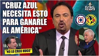 Hugo Sánchez y el MENSAJE MOTIVADOR que le daría a CRUZ AZUL para juego vs AMERICA  Futbol Picante [upl. by Bergmans]