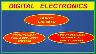 PARITY CHECKER [upl. by Reinaldo]