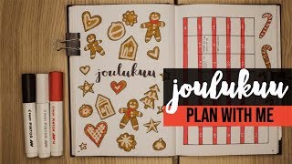 JOULUKUU  bullet journal Suomi 2019 [upl. by Bandler558]