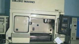 LEBLOND MAKINO SNC86 HIGH SPEED CNC VERTICAL MILL FANUC 16 15000 RPM [upl. by Avilo]