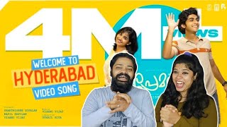 Welcome to Hyderabad Video Song REACTION  Premalu  Naslen  Mamitha  Girish AD  Vishnu Vijay [upl. by Oirogerg]