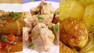 4 recetas de POLLO faciles y RAPIDAS de hacer [upl. by Sualokcin]