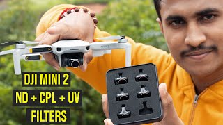 Best ND Filters for Your Drone  DJI Mini 2 ND Filters  Sunnylife  ND  CPL  UV filters explained [upl. by Arenat]