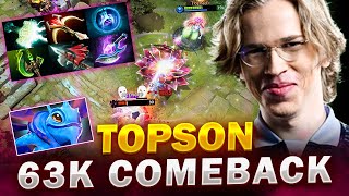 TOPSON Puck EPIC 63k COMEBACK  200 IQ New Meta Damage Build  Dota 2 [upl. by Atnoid]