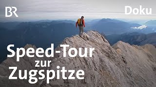 Speedbergsteigen Von München auf die Zugspitze amp zurück in 24 Stunden  BergaufBergab  Doku  BR [upl. by Adalie]