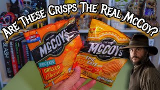 Is It Any Good  The Real McCoys Grilled Cheese amp Chip Shop Curry Sauce Crisps Reviews [upl. by Ahsocin]