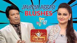 Javeria Abbasi Blushes 😱🤣  The Shareef Show  Comedy King Umer Sharif  Geo Sitcom [upl. by Pia]