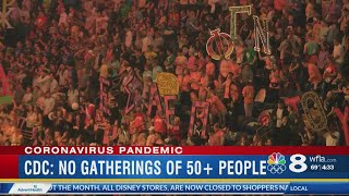 New CDC guidelines recommend limiting large gatherings to 50 people [upl. by Polly89]