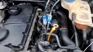 VW Passat B5 19 85kW PD Wynns diesel system purge cleaning [upl. by Demmer598]