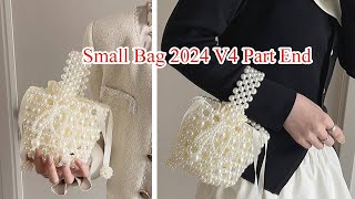 How to make Bead Small Bag 2024 Version4  DIY Step by Step [upl. by Amelus]