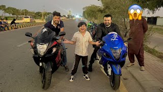 Anas bhai ny new Heavy bikes pr race lgai 😳   Birthday surprise 😱 [upl. by Zoller]