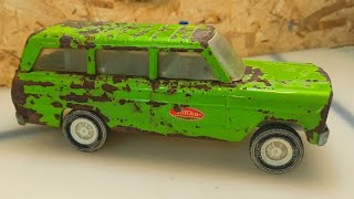 Tonka 1960s Jeep Restoration How to restore a toy [upl. by Shepley]