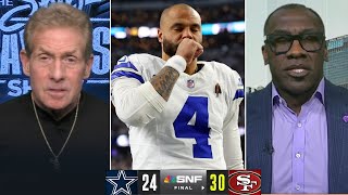 I dont see any hope at this team  Skip amp Shannon on Cowboys embrassing lose to 49ers 3024 Week 8 [upl. by Nodle]