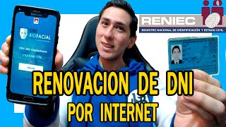 Renovación de DNI por Caducidad vía Internet 2022 📱 desde TU CELULAR  TUTORIAL Paso a Paso 🚀 [upl. by Andria399]