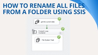 160 How to rename all files from a folder using ssis [upl. by Akilegna758]