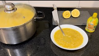 Leckere Linsensuppe selbst gemacht شوربة عدس Şorba nîskê [upl. by Anirtek]