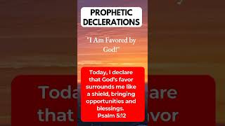 PROPHETIC DECLARATION OF Favour gospel motivation propheticword morrning [upl. by Attey]