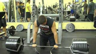 805 deadlift on gym bar [upl. by Shurlock]