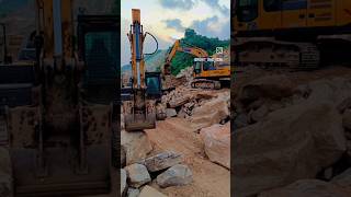 Xcmg Excavator loading hayvaload Jcb video cat hundai kobelco tercktor loading gadi cartoon jcb [upl. by Elvah]