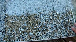 Bocce Ball Court Oyster Shell and Oyster Shell Flour [upl. by Eetnahs]