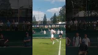 Matteo Martineaus Perfect Grass Court Play at Wimbledon wimbledon tennis [upl. by Nnylirak877]