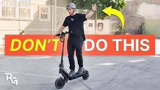 Avoid These 6 Electric Scooter Riding Mistakes [upl. by Manella]