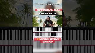 How to embellish gospel piano chords [upl. by Nitsreik]