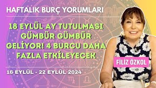 18 Eylül Ay tutulması gümbür gümbür geliyor 4 burcu daha fazla etkileyecek  16  22 Eylül 2024 [upl. by Attenyw]