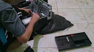 Unboxing CPU Workstation Lenovo Thinkstation P330 I7 8700 [upl. by China]