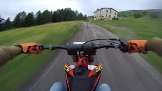 KTM SX 125 OFF ROAD TEST [upl. by Haimorej275]