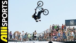 Best of BMX Dew Tour Beach Championships Ocean City 2013 Alli Sports [upl. by Ahselyt]