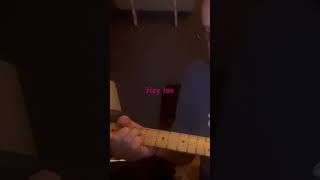 Hey Joe  short cover heyjoe jimmyhendrix LarryLembach [upl. by Kyla748]