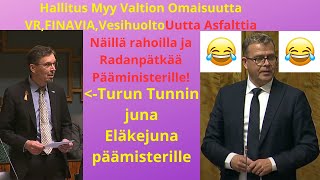 Suullinen kyselytunti Täysistunto 14112024 [upl. by Eynahpets]