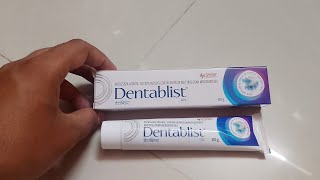 Dentablist paste full review uses sideeffects in Hindi [upl. by Broek]